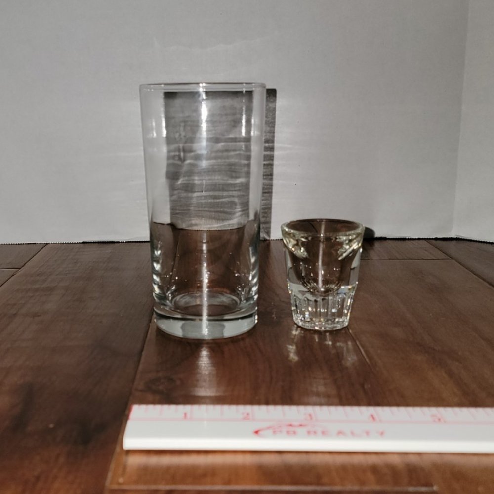 Tumbler and shot glass set